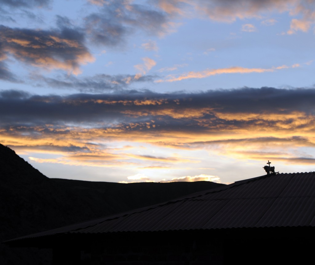 Sunset in Urubamba Sunset in Urubamba